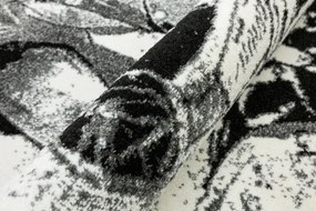 Koberec Lima 9365A biely / čierny