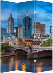 Paraván - Mesto Melbourne (126x170 cm)