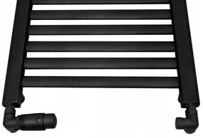 Regnis LE Clasic, vykurovacie teleso 440x1205mm, 521W, čierna matná, CLASIC120/40/BLACK