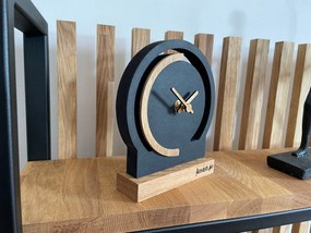 Dekorstudio Drevené stolové hodiny Oak dub