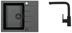 SET ALVEUS CADIT 10/91 BLACK ADDITION + BATERIE ZEOS-P black - addition