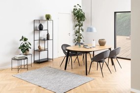 Odkládací stolek Avila II mramorově černý