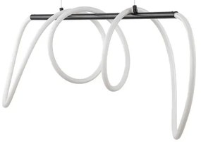 LED luster na lanku FLEXI LED/36W/230V 4000K čierny