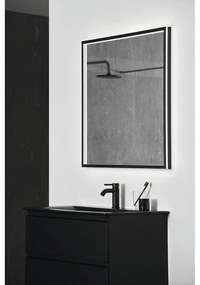 Matne čierne keramické umývadlo 84x46 cm Silk Black – Ideal Standard