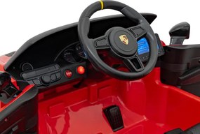 Elektrické autíčko Porsche Spyder RS 718 MP4 červené