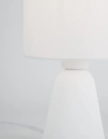 Dizajnová stolová lampa Zero 12 biele