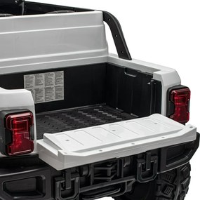 Baby Mix Detské elektrické autíčko Flexible, biele