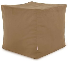 Taburetka Cubo béžová plyš