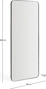 Nástenné zrkadlo 80x180 cm Marco – Kave Home