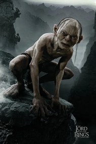 Umelecká tlač Pán Prsteňov - Gollum, (26.7 x 40 cm)