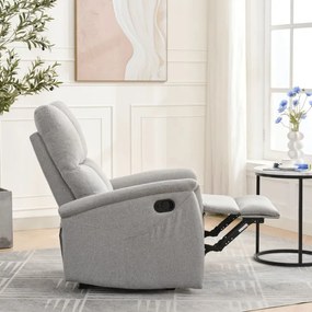 Polohovacie kreslo sivé TV-916 SIL2