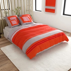 Obliečky z Renforcé bavlny TABITA červené Rozmer obliečky: 2 ks 80 x 80 cm | 200 x 200 cm