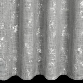 ZÁVES NA KRÚŽKOCH SOLANA 140X250 CM STRIEBORNÁ