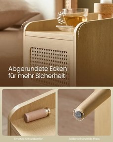 Set dvoch nočných stolíkov s LED osvetlením LET817Y02 (2ks)
