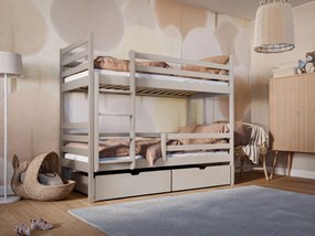 Poschodová posteľ Aero, Rozmer postele: 80x180 cm, 049-farby: kašmír