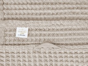 Sada 9 bavlnených uterákov béžová AREORA Beliani