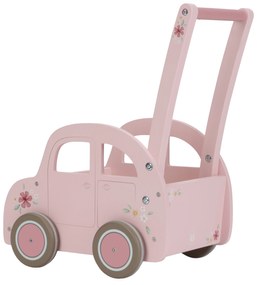 Auto vozík drevené Pink