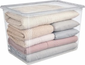 Keeeper Úložný box s vekom BEA Clearbox 52L, 59 x 39 x 35 cm