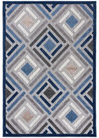 Kusový koberec Jimy sivomodrý 80x200cm