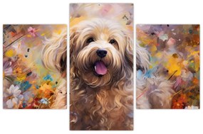 Obraz - Šťastný pes II. (90x60 cm)