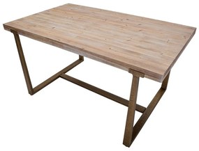 Jedálenský stôl v prírodnej farbe 150x90 cm Ankara – Mauro Ferretti