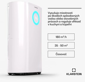 Klarstein DryFy Pro Connect 20 Smart, odvlhčovač, WiFi, kompresia, 20l/d, 20-30m²