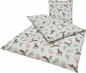 Bavlnené obliečky ROXY NOEL svetlozelené Rozmer obliečky: 80 x 80 cm | 135 x 200 cm