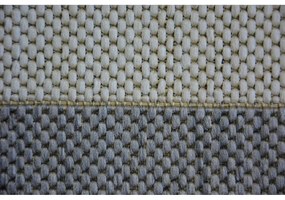 Kusový koberec Pruhy sivý 140x200cm