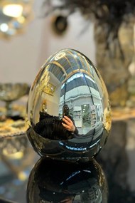 Zlaté porcelánové vajce 16cm