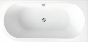 Rea Orion, akrylová rohová vaňa 150x75 cm, pravá, biela lesklá, REA-W0096