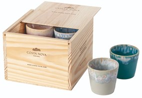 Kameninové šálky v súprave 8 ks na espresso 210 ml Grespresso – Costa Nova