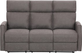 XXXLutz TROJMIESTNA POHOVKA, textil, sivá Xora - Sedačky - 000454003903