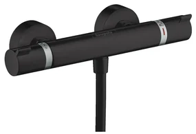 Hansgrohe Ecostat Comfort, termostatická sprchová batéria, čierna matná, HAN-13116670