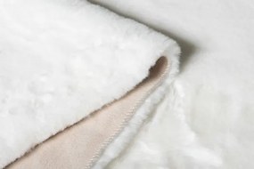 Koberec RABBIT FUR biely