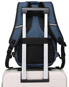 Konofactory Modrý odolný batoh do lietadla "Transporter" - M (35l)