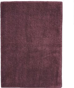 Ručne všívaný kusový koberec Asra wool tm. fialová, 120x170, fialová, obývacia izba, Asra