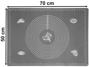Silikónová podložka SELMA grafitová