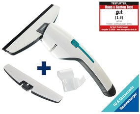 Leifheit SET Vysávač na okná a kúpeľne NEMO (NEMO + biela kúpeľňová sacia hlavica + nástenný držiak) 51035