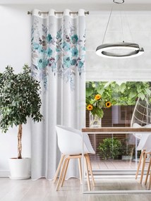 ZÁVES NA KRÚŽKOCH GRETA 140X250 CM VZOROVANÁ