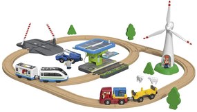 Playtive Drevená železnica (obnoviteľné zdroje energie)  (100367608)