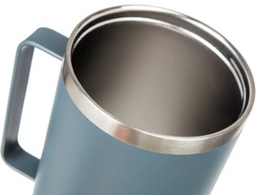 Banquet Termohrnček nehrdz. s uchom Twain 1200 ml, tmavosivá