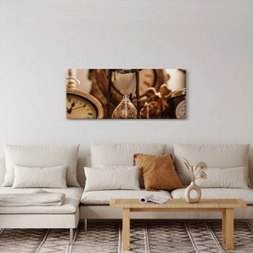 Obraz - presýpacie hodiny (120x50 cm)