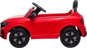 LEAN CARS Elektrické autíčko Audi RS Q8 LED MP3 diaľkové ovládanie červené