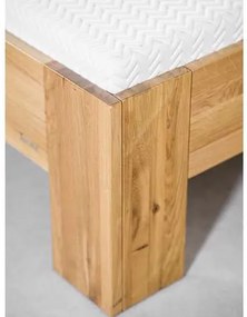 Jednolôžková posteľ Grande dub divoký, 90x200 cm, Olejový vosk