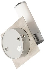 Moderná nástenná lampa do kúpeľne chróm IP44 - Bath