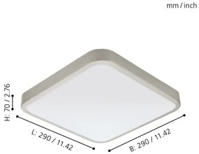 Eglo 96231 - LED Kúpeľňové svietidlo MANILVA LED/16W/230V