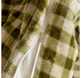 Mikroplyšové obliečky KELVIO zelené Rozmer obliečky: 70 x 90 cm | 140 x 200 cm