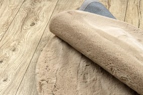 Koberec BUNNY tmavobéžový kruh