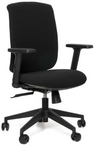 SEGO Kancelárska stolička EVE čalúnenie BASIC čierna