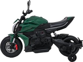Elektrická motorka Ducati Diavel x Bentley zelená